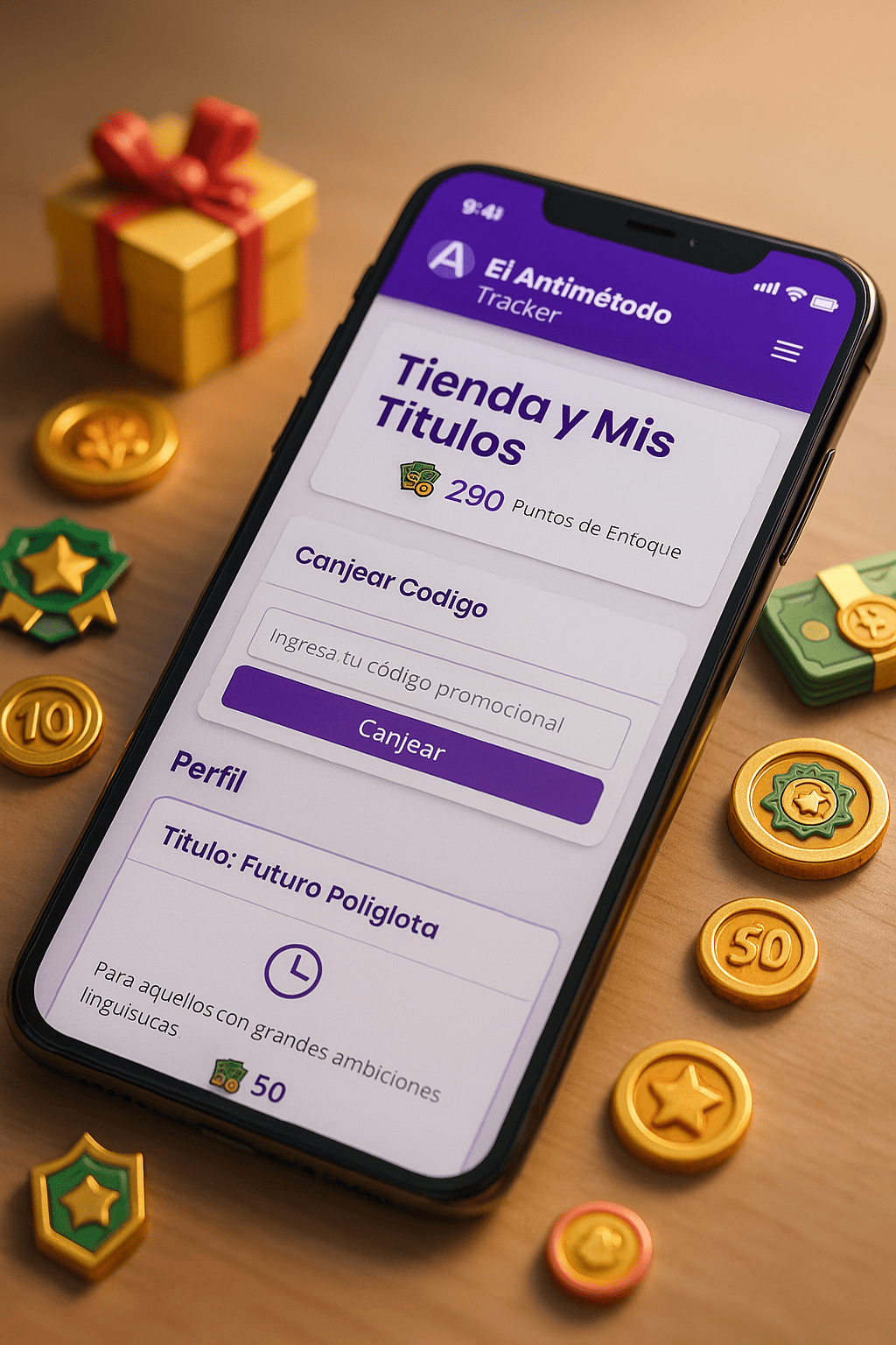Sistema de recompensas en la app